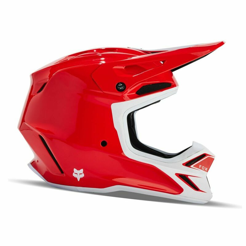 Fox Racing V3 RS Optical Flo Red Helmet