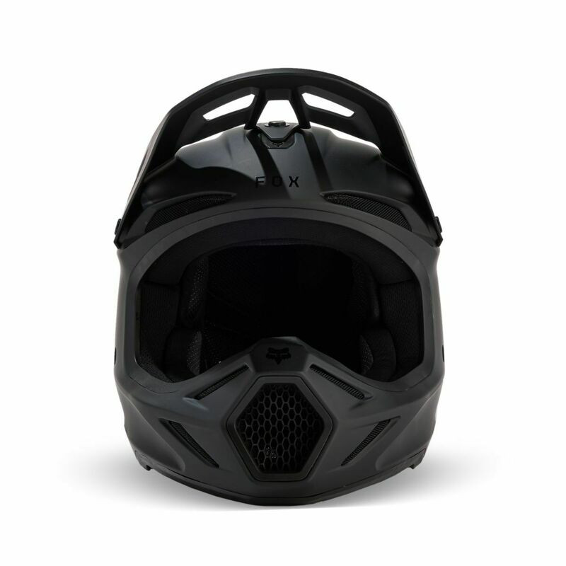 Fox Racing V3 Matte Black Helmet