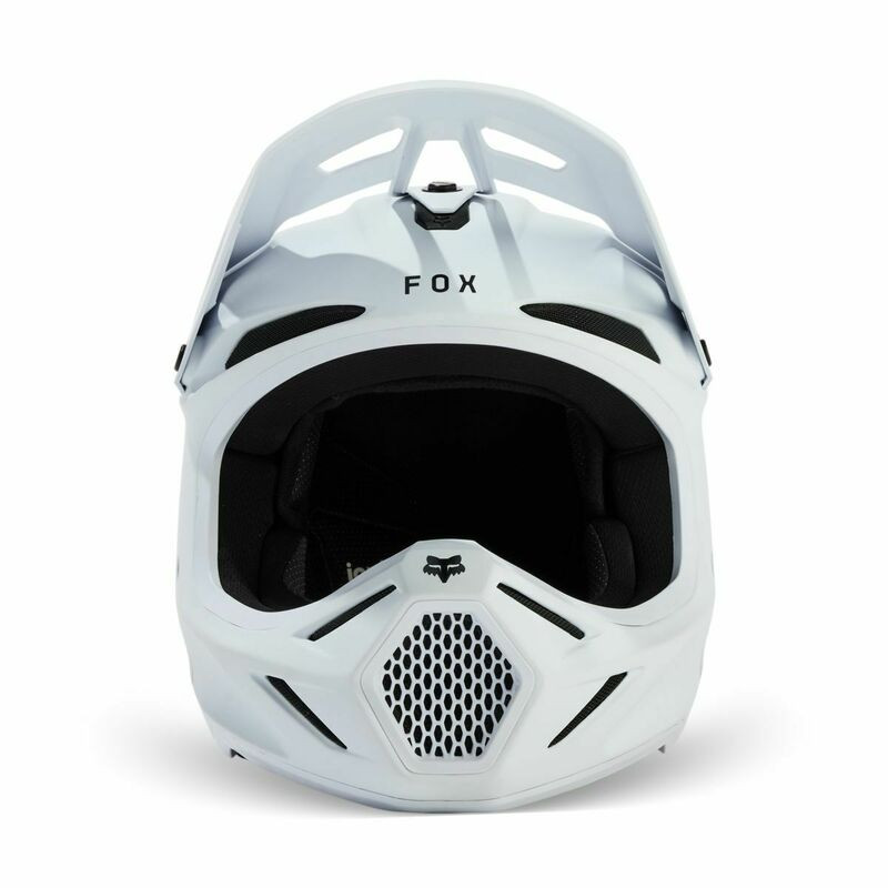 Fox Racing V3 Matte White Helmet