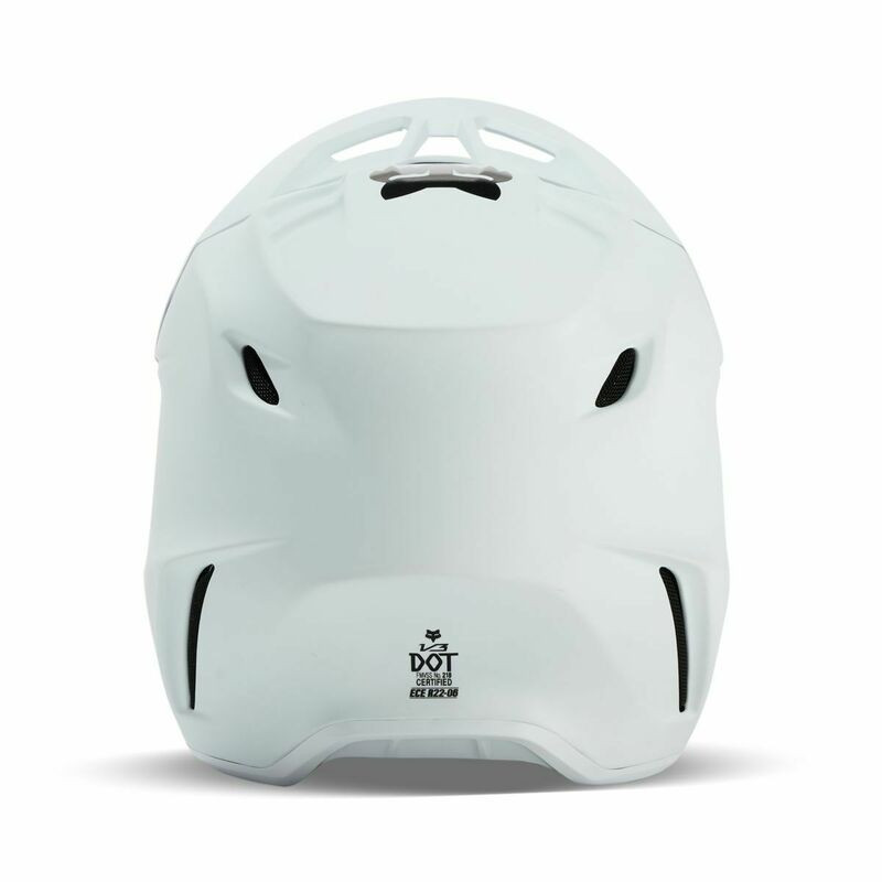 Fox Racing V3 Matte White Helmet