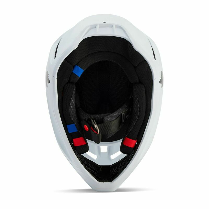 Fox Racing V3 Matte White Helmet