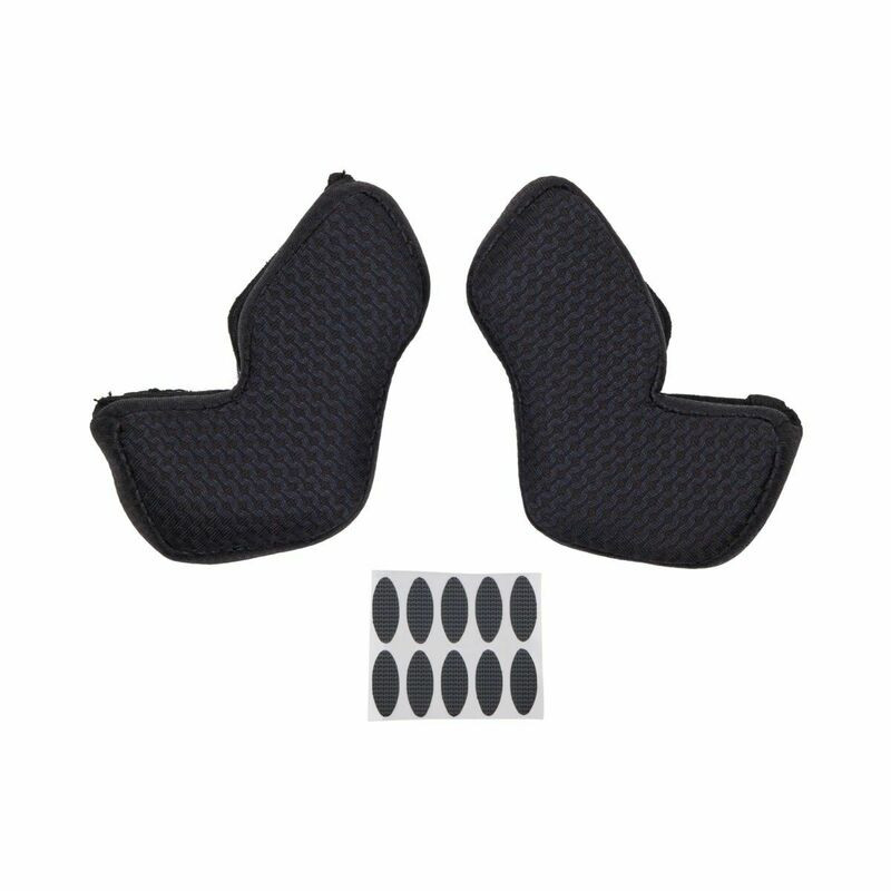 Fox Racing 23 Dropframe Pro Thick Black Cheek Pads