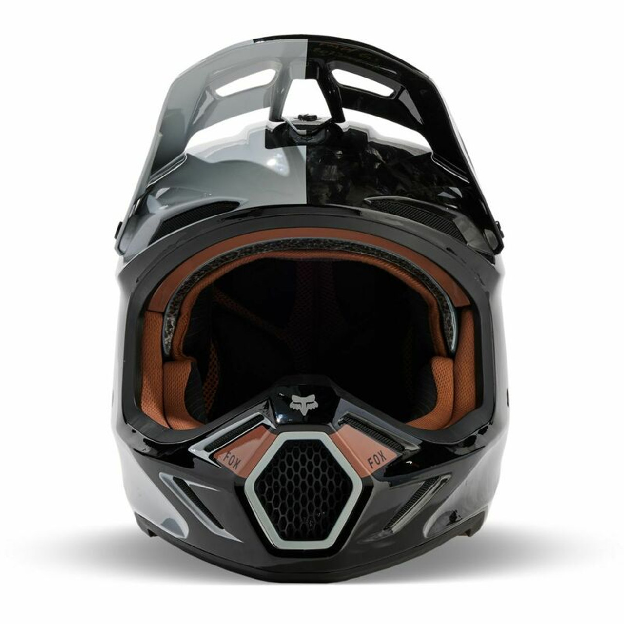 Fox Racing V3 RS Optical Steel Gray Helmet