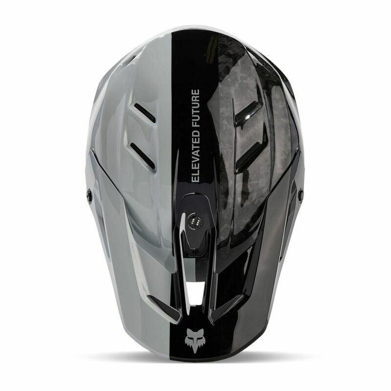 Fox Racing V3 RS Optical Steel Gray Helmet