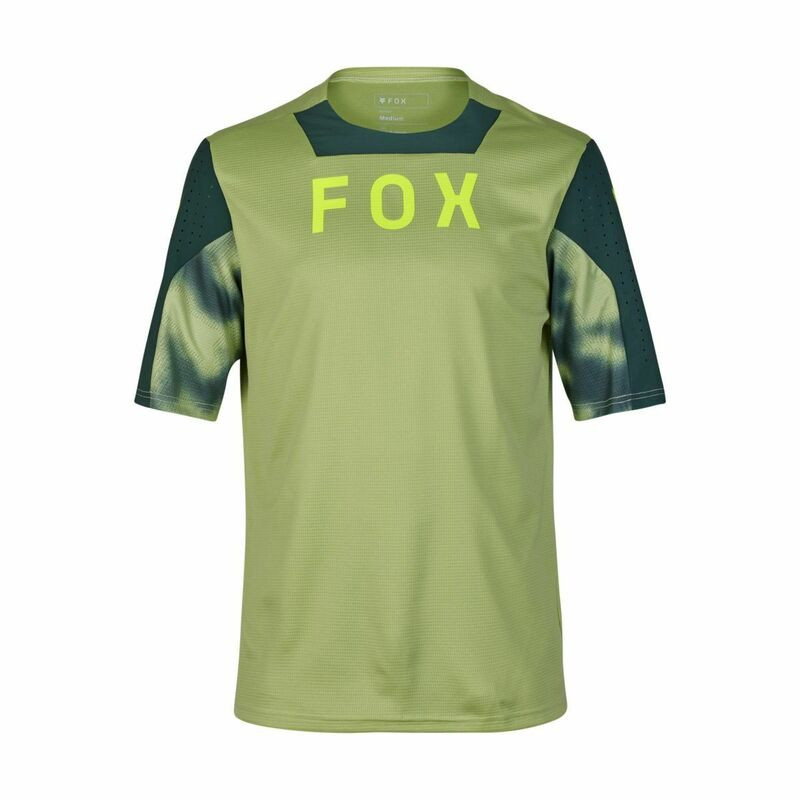 Fox Racing Defend SS Taunt Pale Green Jersey