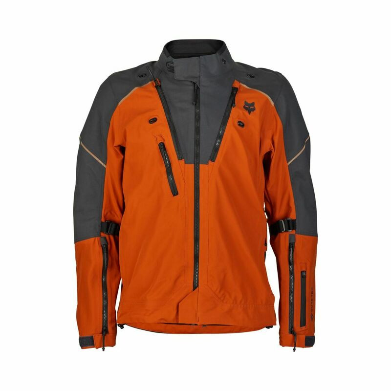 レペゼンフォックス ブラックオレンジ ジャケット Mサイズ Fox Racing Defend Gore-Tex Adventure Burnt Orange Jacket - Speed
