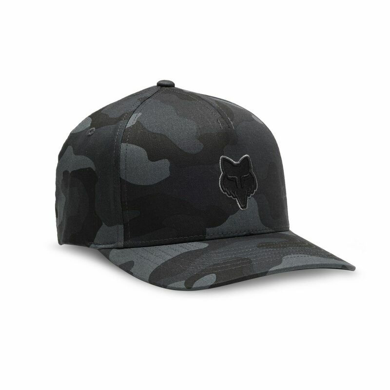 Fox Racing Head Flexfit Black Camo Hat
