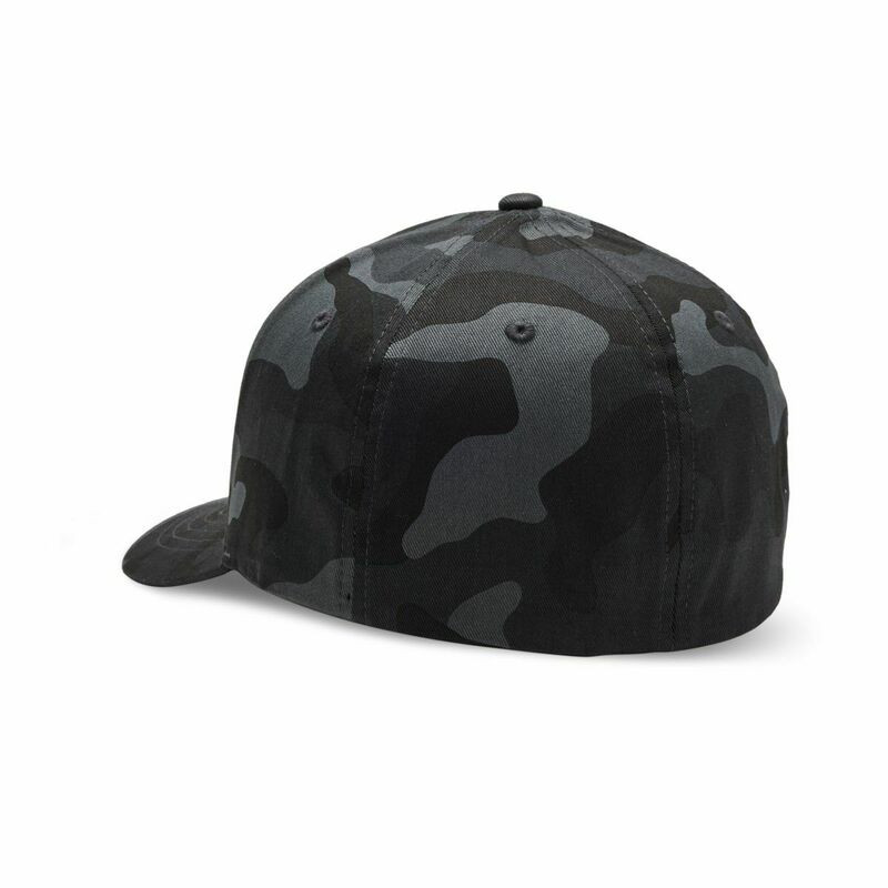 Fox Racing Head Flexfit Black Camo Hat