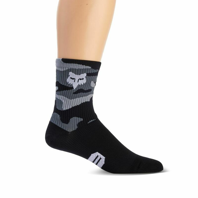 Fox Racing 6" Ranger Black Camo Socks