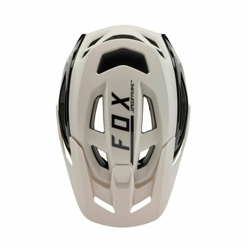 Fox Racing Speedframe Pro CE Blocked Vintage White Helmet