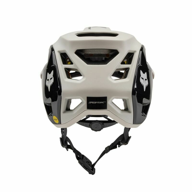 Fox Racing Speedframe Pro CE Blocked Vintage White Helmet