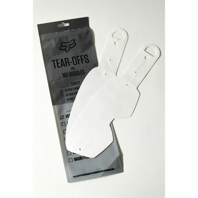 Fox Racing Vue Standard 20Pk Clear Tear Offs
