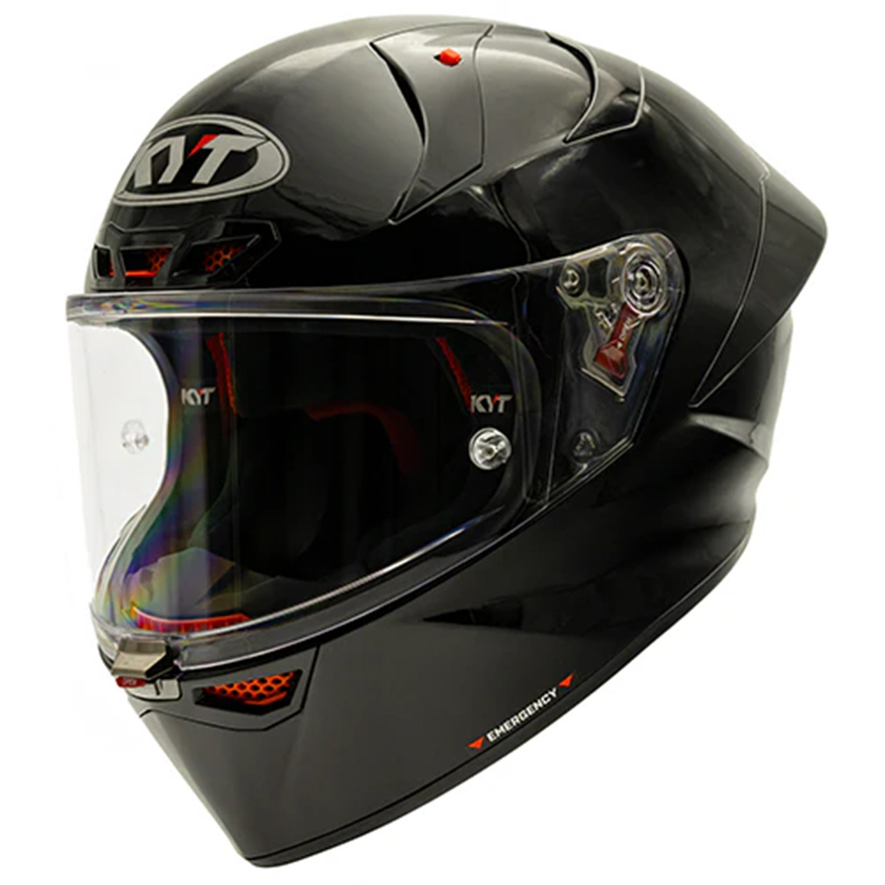 KYT KX-1 Race GP Black Gloss Helmet - Speed Addicts