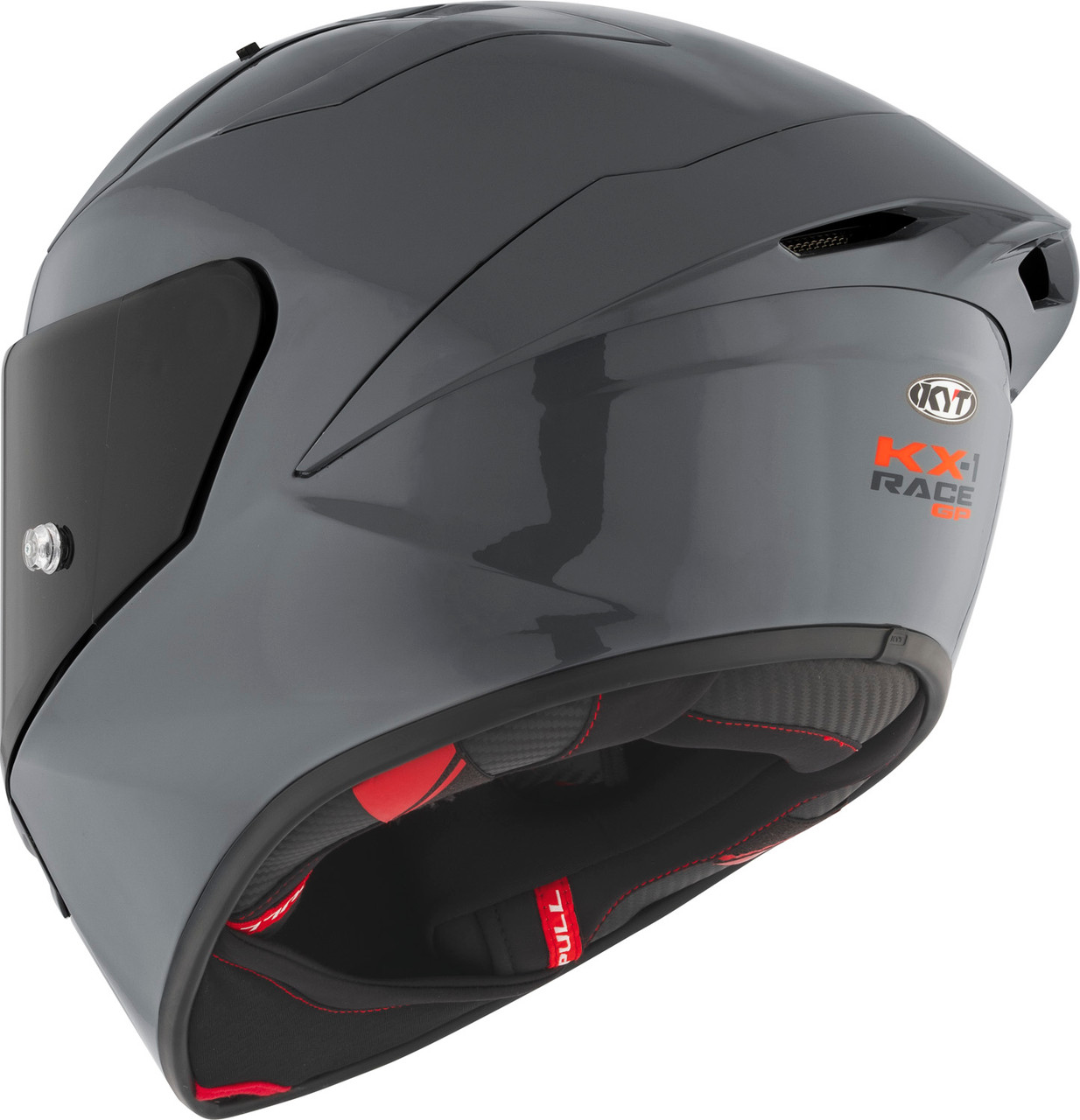 KYT KX-1 Race GP Plain GRL Grey Helmet