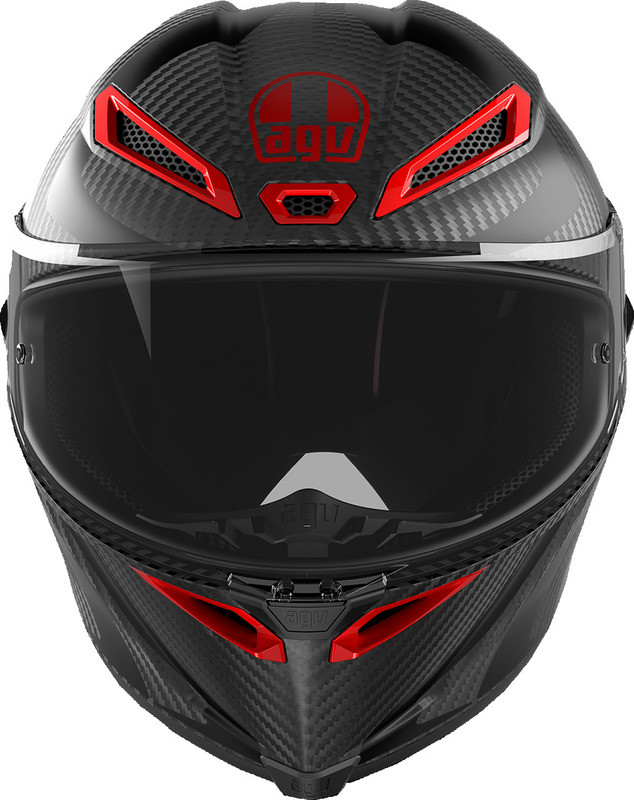 AGV Pista GP RR Intrepido Matte Carbon Black Red Helmet