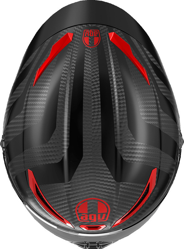 AGV Pista GP RR Intrepido Matte Carbon Black Red Helmet - Speed