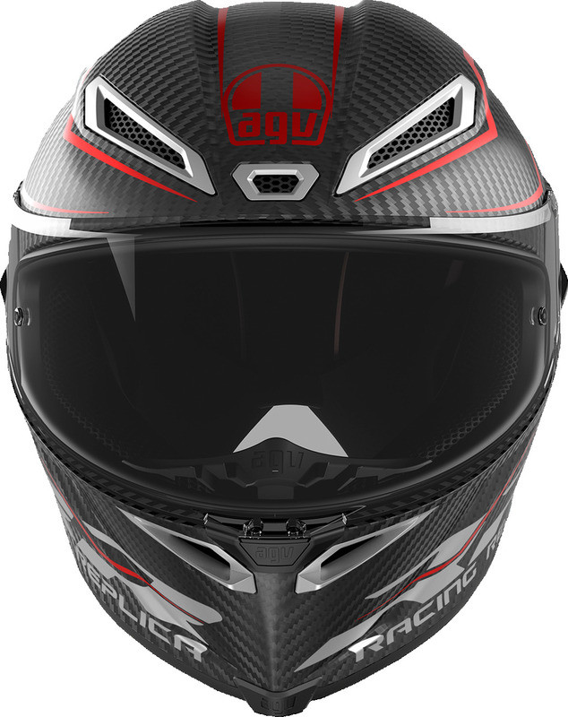 AGV Pista GP RR Intrepido Matte Carbon Black Red Helmet - Speed