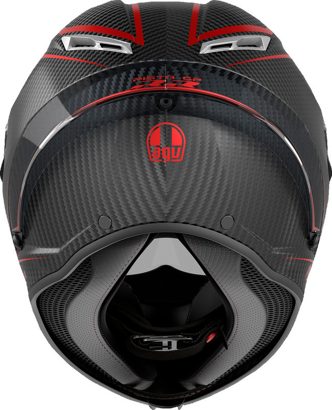 AGV Pista GP RR Intrepido Matte Carbon Black Red Helmet - Speed