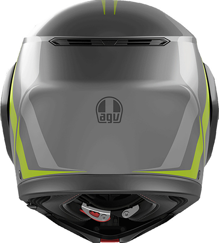 AGV StreetModular Resia Matte Gray Black Yellow Fluo Helmet