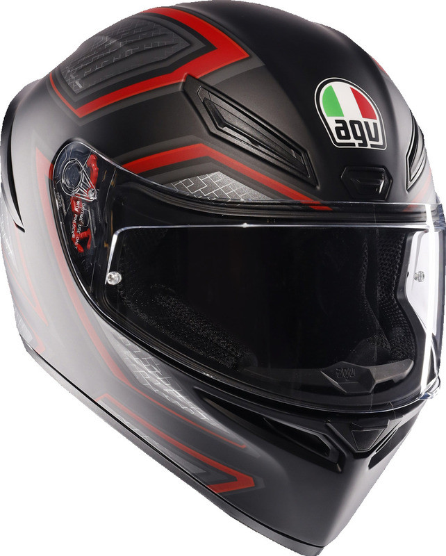 AGV ヘルメット K1S MATT BLACK/RED Mサイズ 新品未使用 AGV K1 S Sling Matte Black Red Helmet - Speed Addicts
