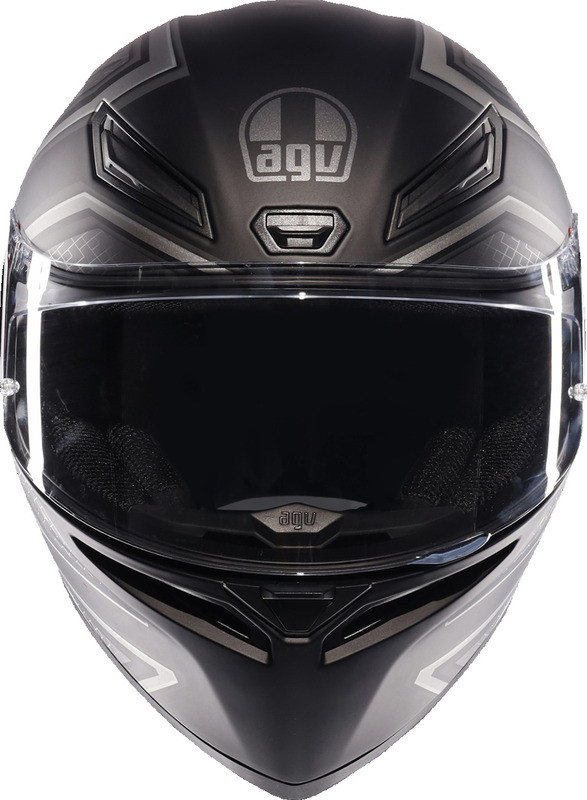 Casque Intégral Moto AGV K1 S SLING MATT - Taille M - Noir Et Rose - Norme ECE 22.06 - Prêt Pour Communication