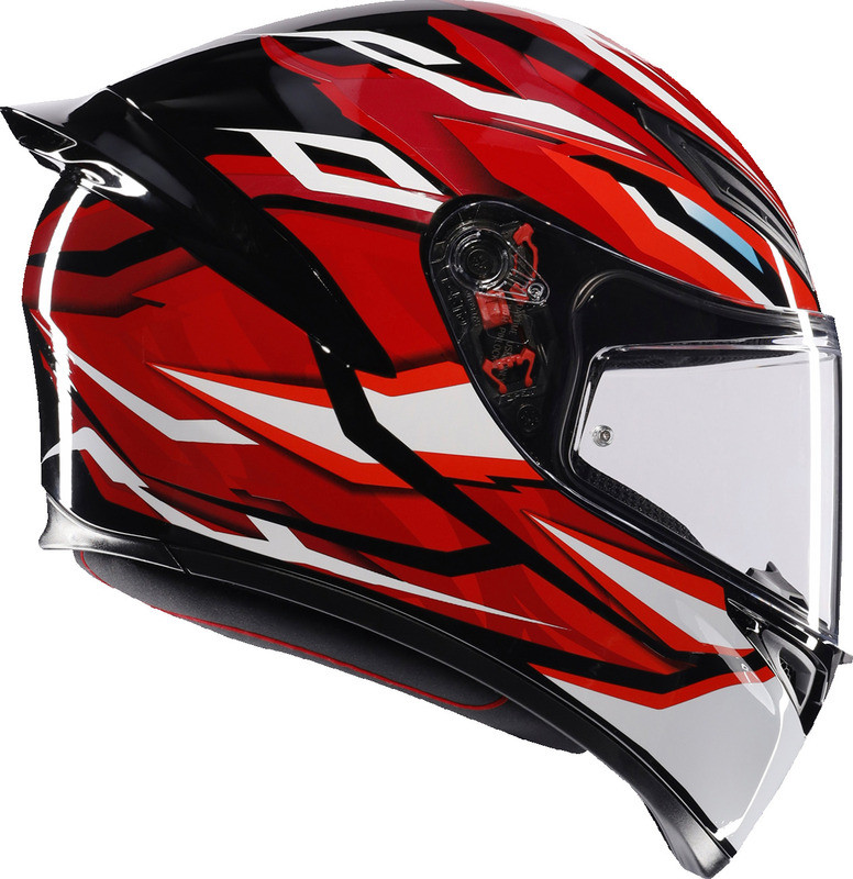AGV K1 S Lion Black Red White Helmet - Speed Addicts