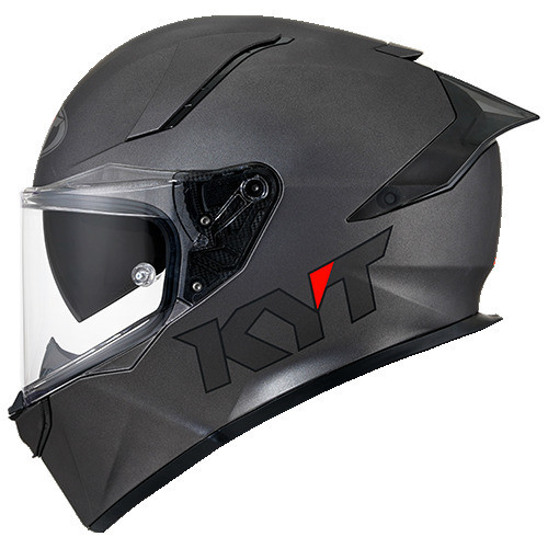 KYT R2R Solid Gunmetal Matte Helmet