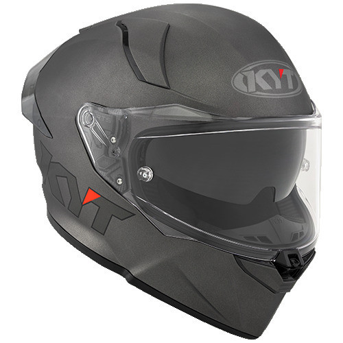 KYT R2R Solid Gunmetal Matte Helmet