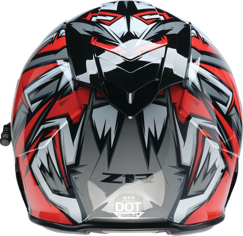 Z1R Warrant Neuron Red White Helmet