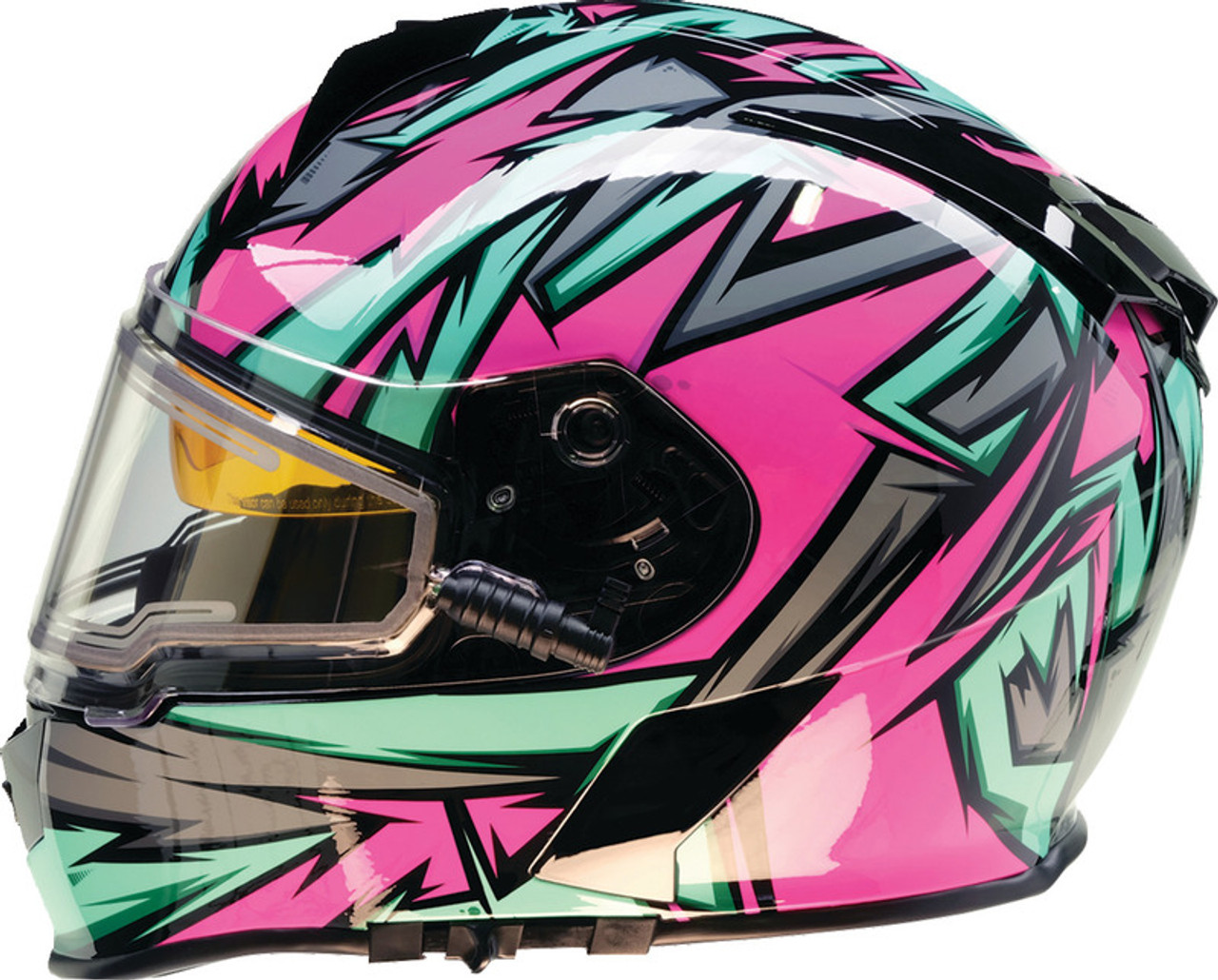 Z1R Warrant Neuron Pink Teal Helmet