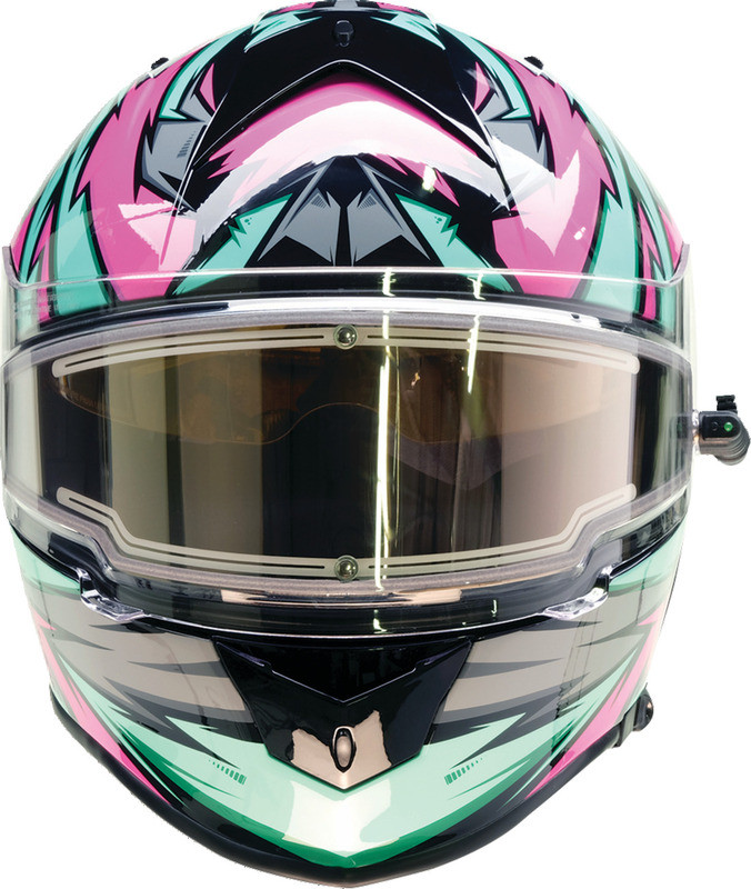 Z1R Warrant Neuron Pink Teal Helmet