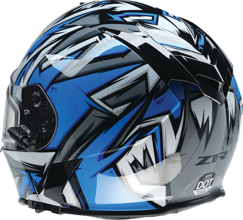 Z1R Warrant Neuron Blue White Helmet