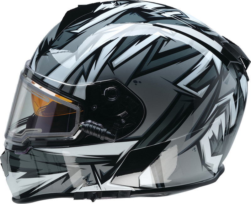 Z1R Warrant Neuron Gray White Helmet