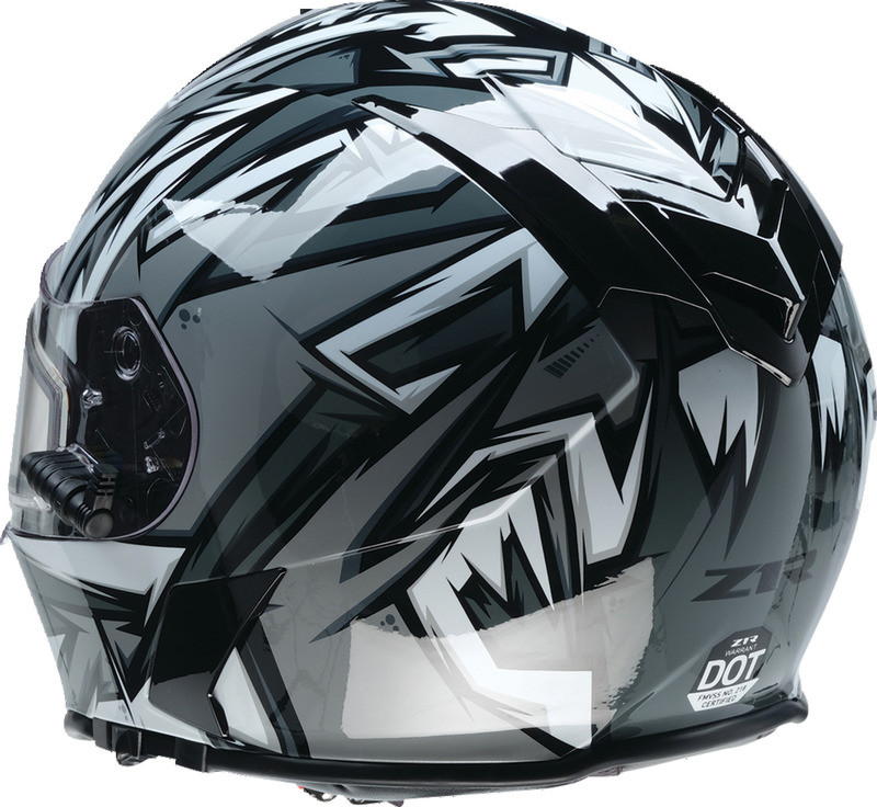 Z1R Warrant Neuron Gray White Helmet