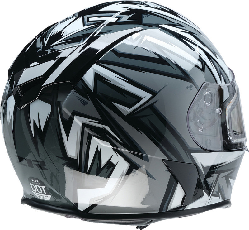 Z1R Warrant Neuron Gray White Helmet