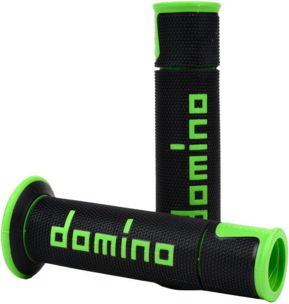 Domino Racing A450 Road Racing Grips Green/Black Pair - A45041C4044B7-0