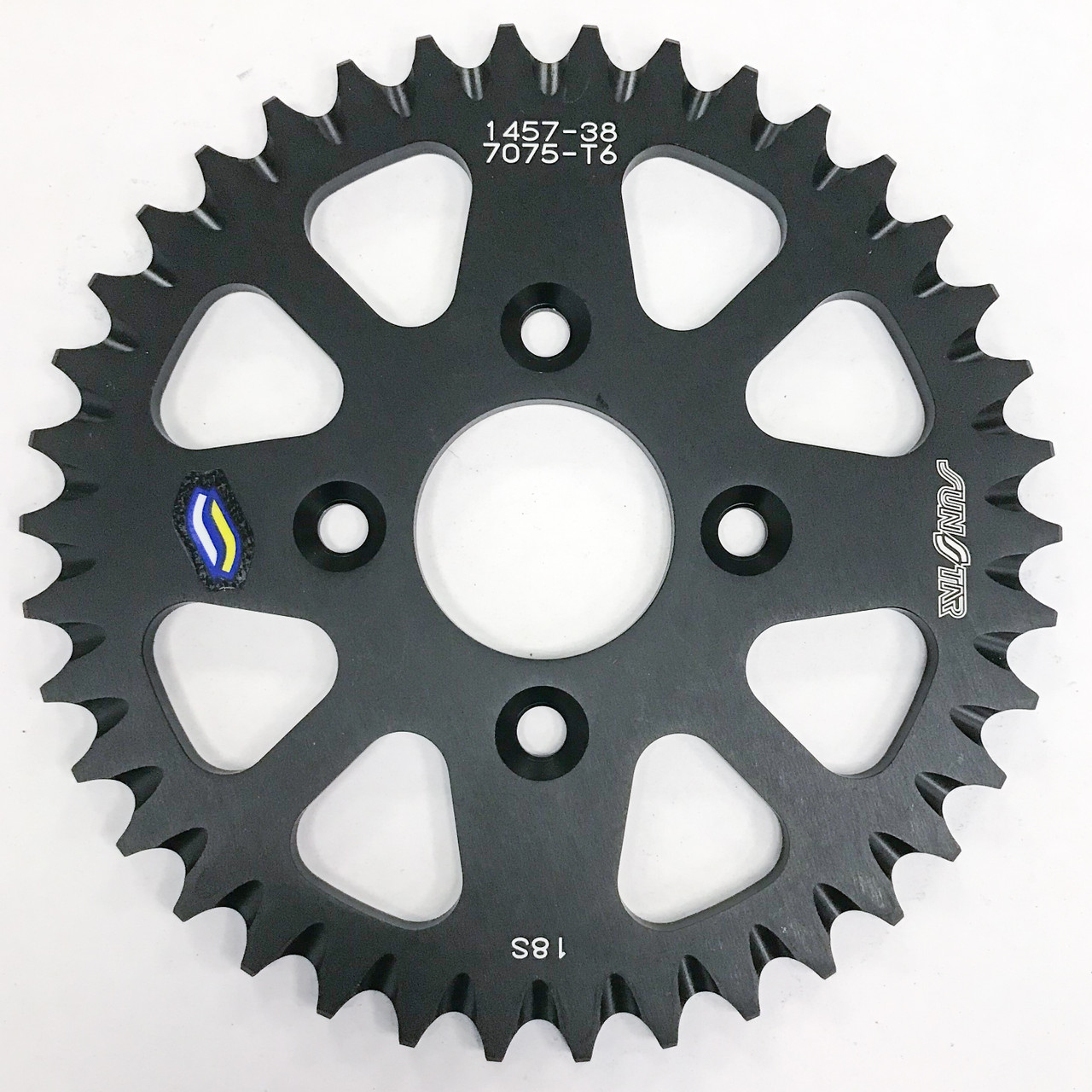 Sunstar Rear Sprocket Aluminum 38T-420 Blk Cob - 5-145738BK