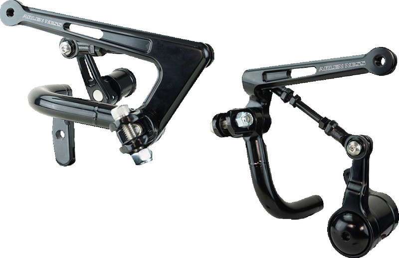 Arlen Ness Mid Controls Black FLT '14-'22 - 420-120