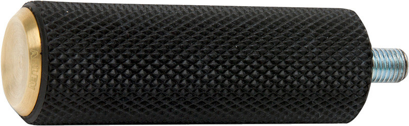 Arlen Ness Shift Peg Knurled Brass - 07-933