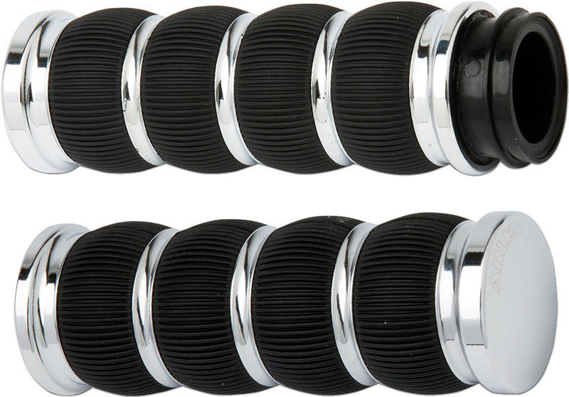 Arlen Ness Grips Ring Leader Cable Chrome - 07-312