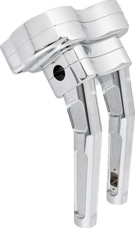 Arlen Ness Chrome 10" Method Kickback Riser - 520-033