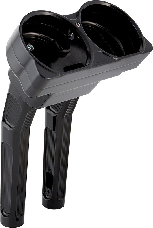 Arlen Ness Risers Method Kickback 10" Black - 520-032