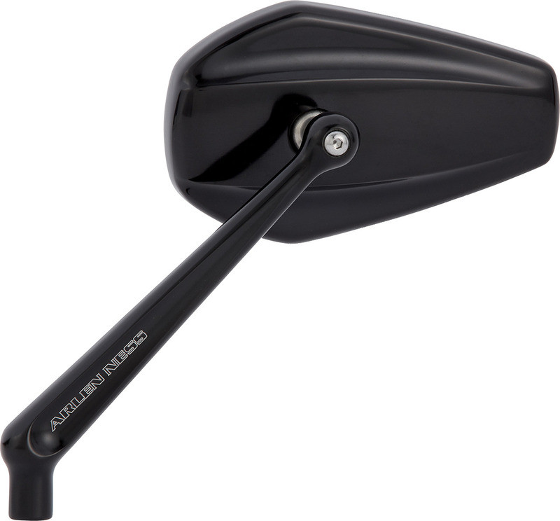 Arlen Ness Mini Stocker Mirror Black Right - 13-158
