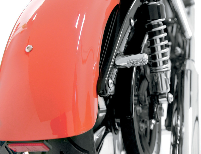 Arlen Ness Accessory Marker Lights Amber/Rear Chrome - 12-743