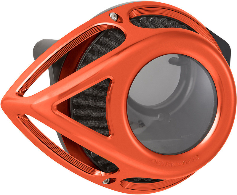 Arlen Ness Tear Sucker Air Cleaner Orange - 600-003