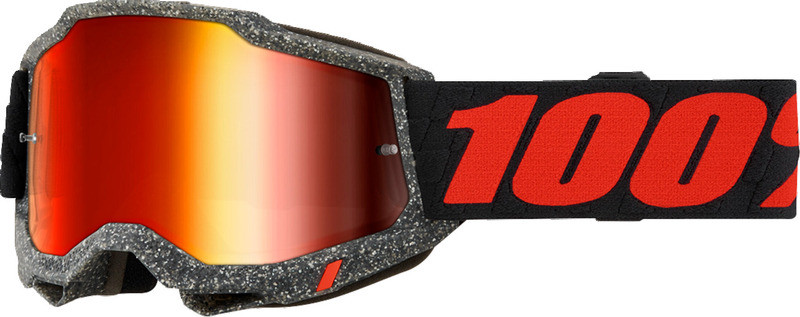 100% Accuri 2 Huaraki Red Mirror Goggles