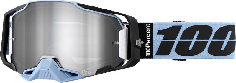 100% Armega Petros Silver Mirror Goggles