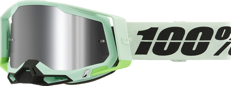 100% Racecraft 2 Palomar Silver Flash Mirror Goggles