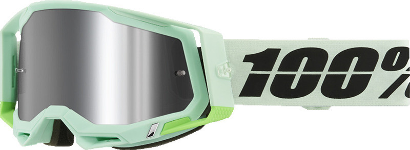 100% Racecraft 2 Palomar Silver Flash Mirror Goggles