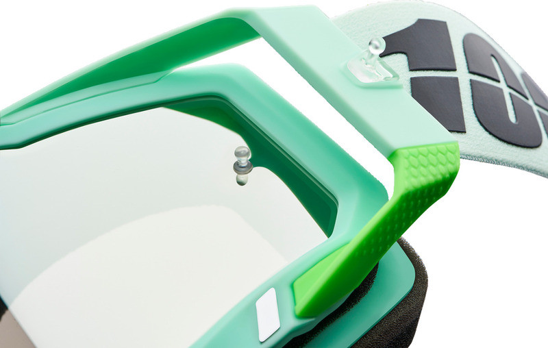 100% Racecraft 2 Palomar Silver Flash Mirror Goggles